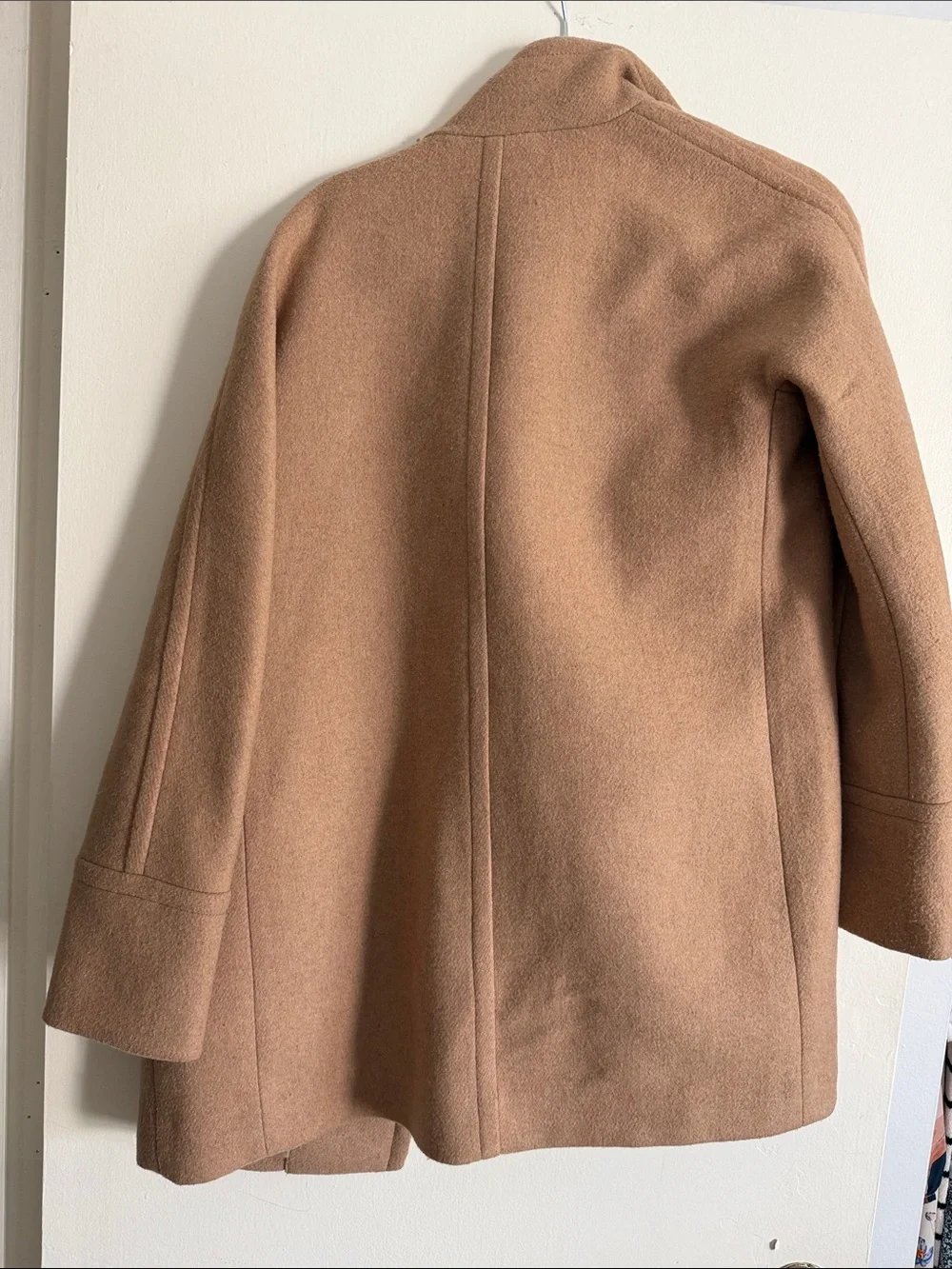 J. Crew Camel Wool-Blend coat - Picture 9 of 9